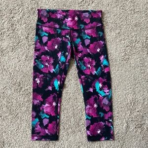 Lululemon Crop Floral leggings